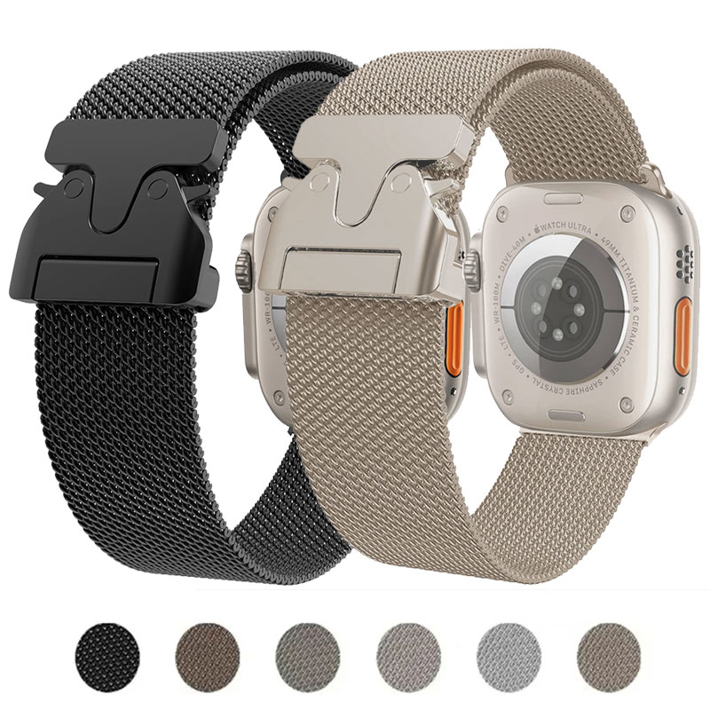 Mesh Coil Strip - Milanese Kayış Apple Watch Band Ultra
