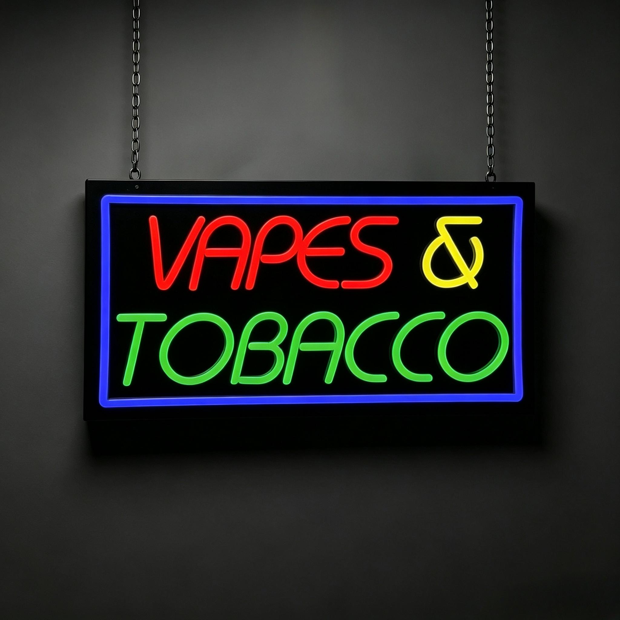 Tütün ve Vape Neon Tabelası, U - Vaping Store incelemesi ve fiyatı
