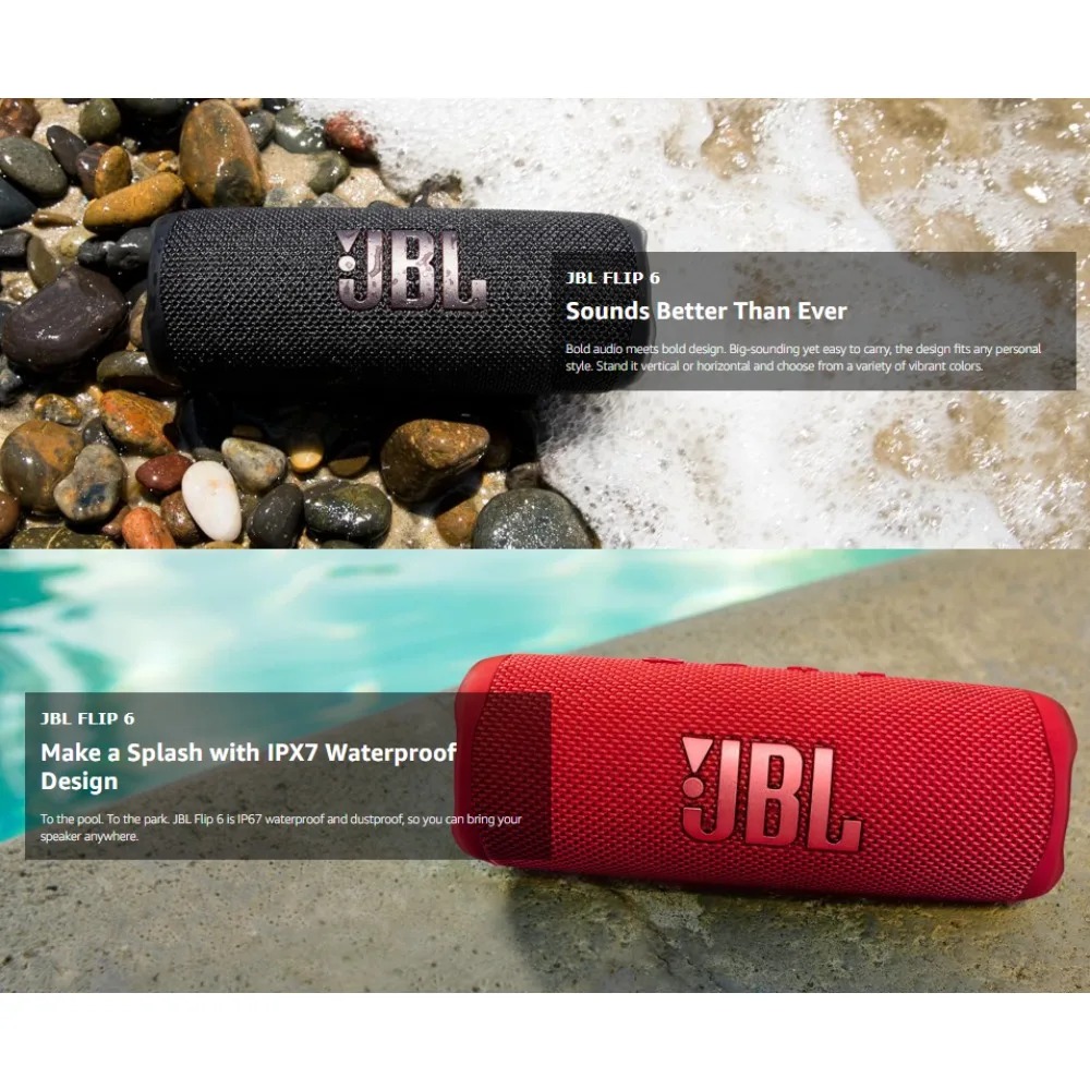 JBL FLIP6 Taşınabilir Bluetoot - Jbl Speaker Flip 6 incelemesi ve fiyatı